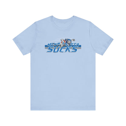 Minnesota Sux (for Detroit fans) - Unisex Jersey Short Sleeve Tee