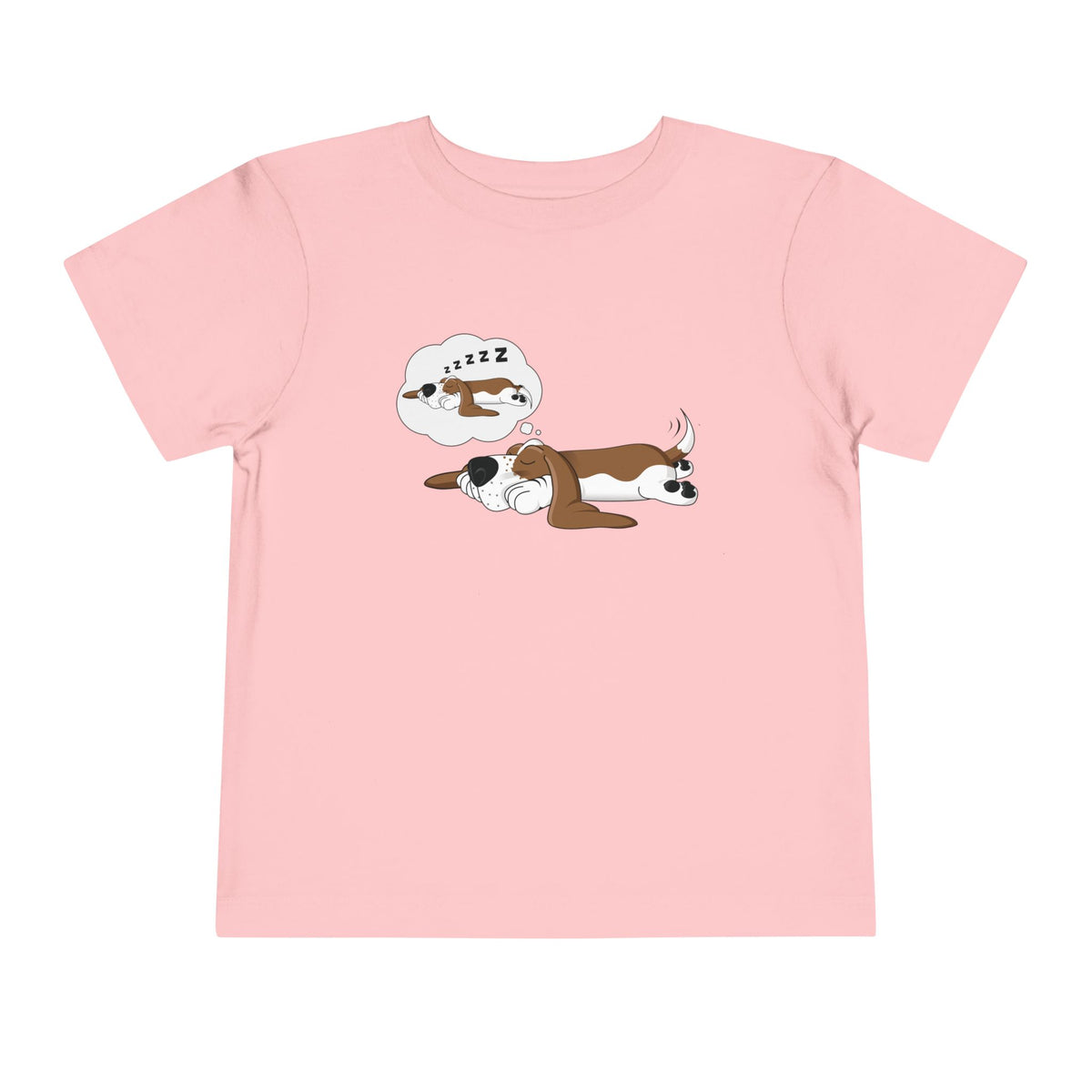 Dreaming of Sleeping Basset Hound - Toddler Tee