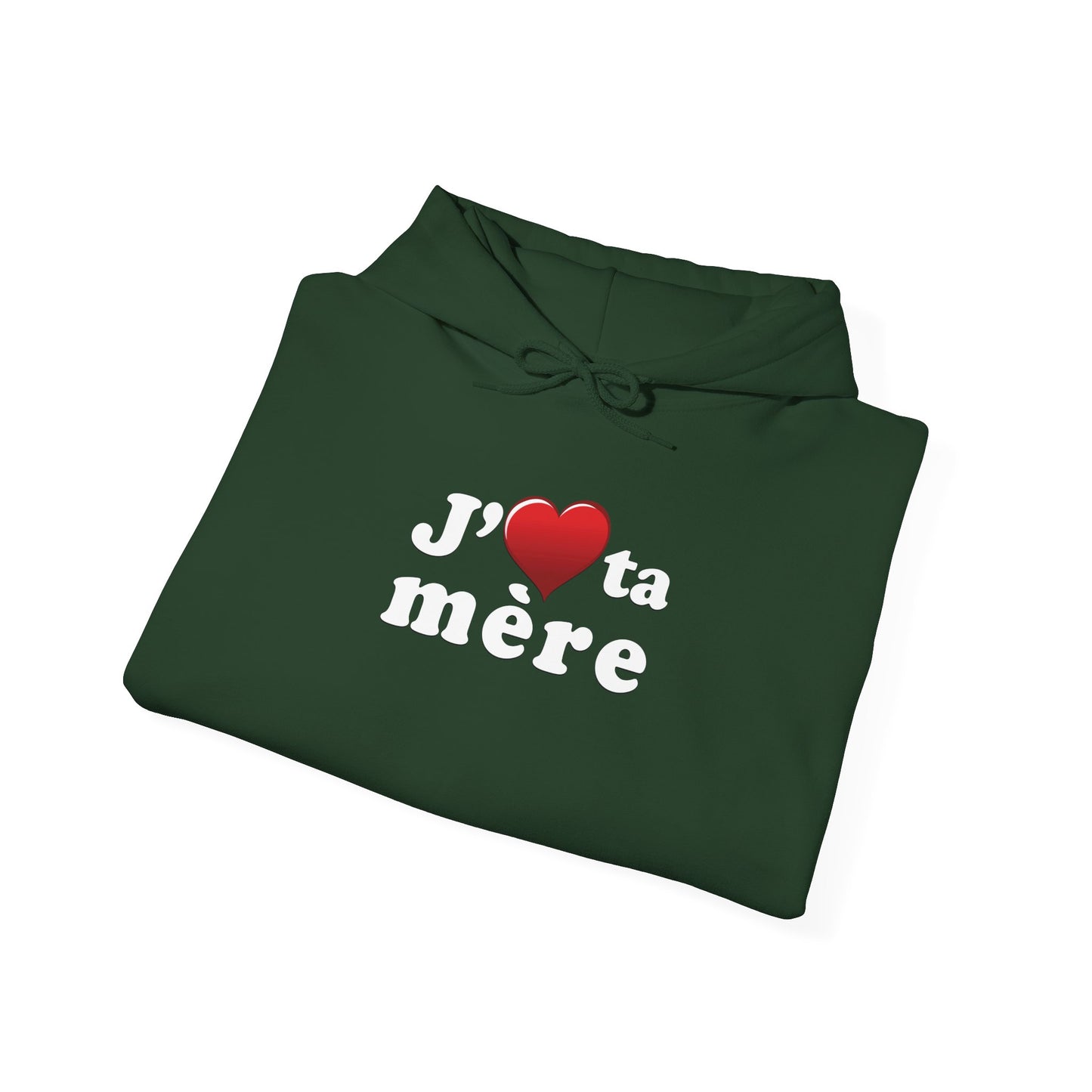 J' ♥ te mère - Unisex Heavy Blend™ Hooded Sweatshirt