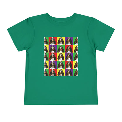 Basset Hound Pop Art - Toddler Tee