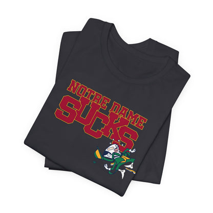 That Notre Leprechaun Team Sucks - Unisex Jersey Short Sleeve Tee