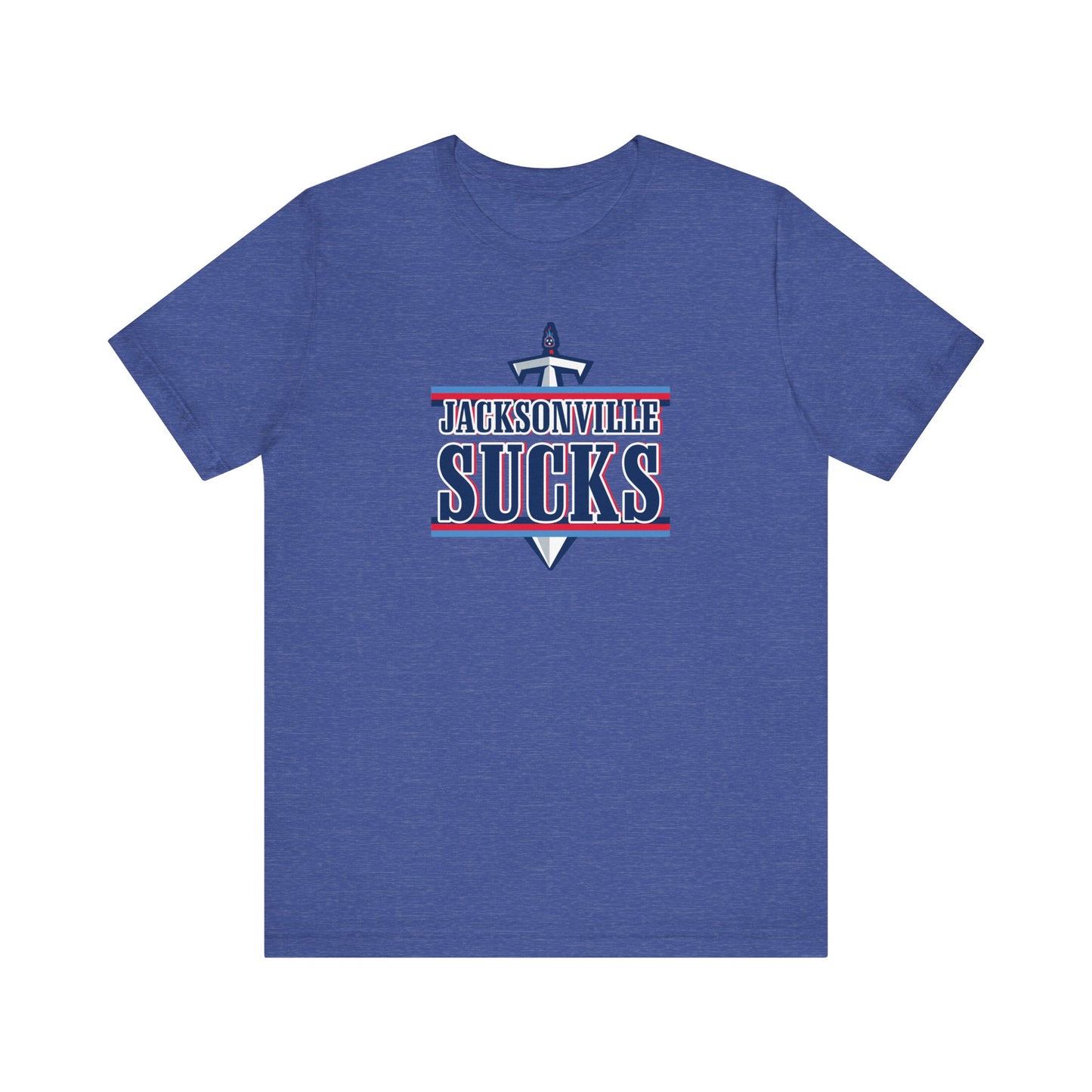 Jaxon Ville Sux (for Tennessee fans) - Unisex Jersey Short Sleeve Tee