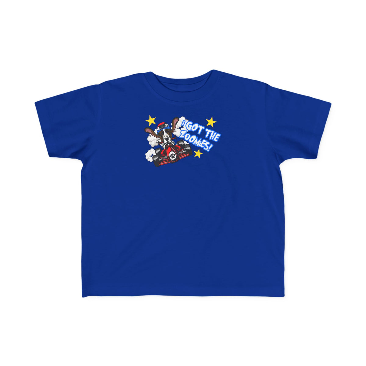 'I Got The Zoomies' Basset Hound In A Racecar - Toddler Tee