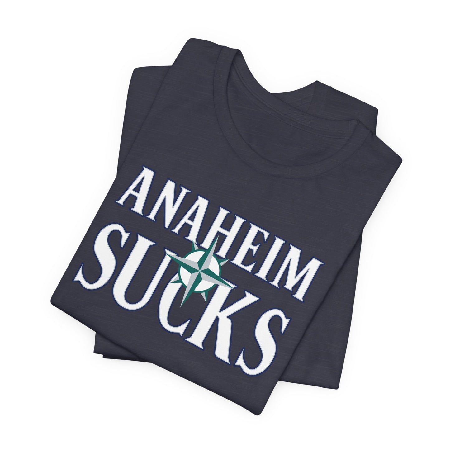 Anaheim Sucks (for Seattle fans) - Unisex Jersey Short Sleeve Tee
