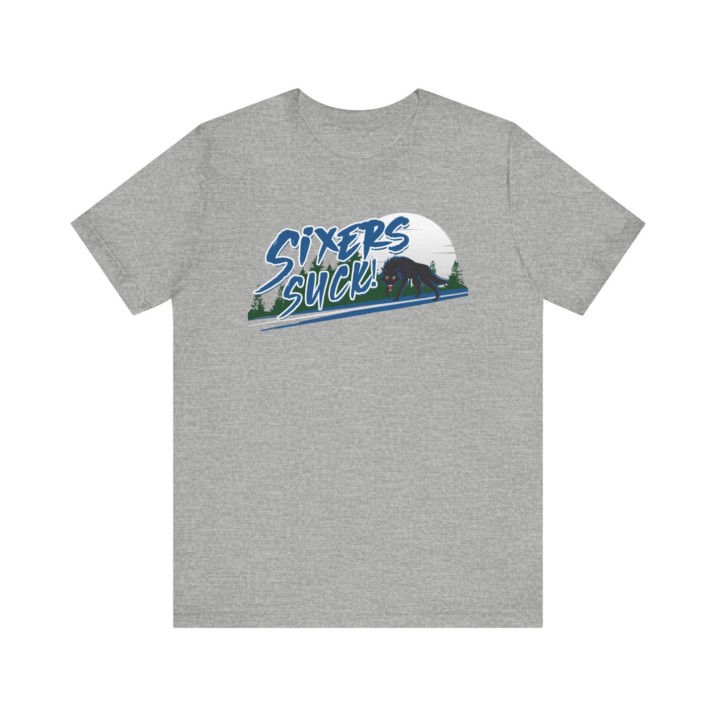 6ers Suck (for Minnesota fans) - Unisex Jersey Short Sleeve Tee