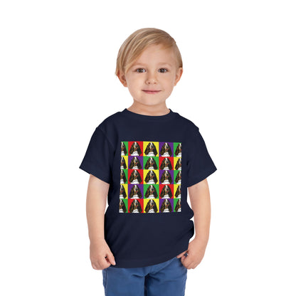 Basset Hound Pop Art - Toddler Tee