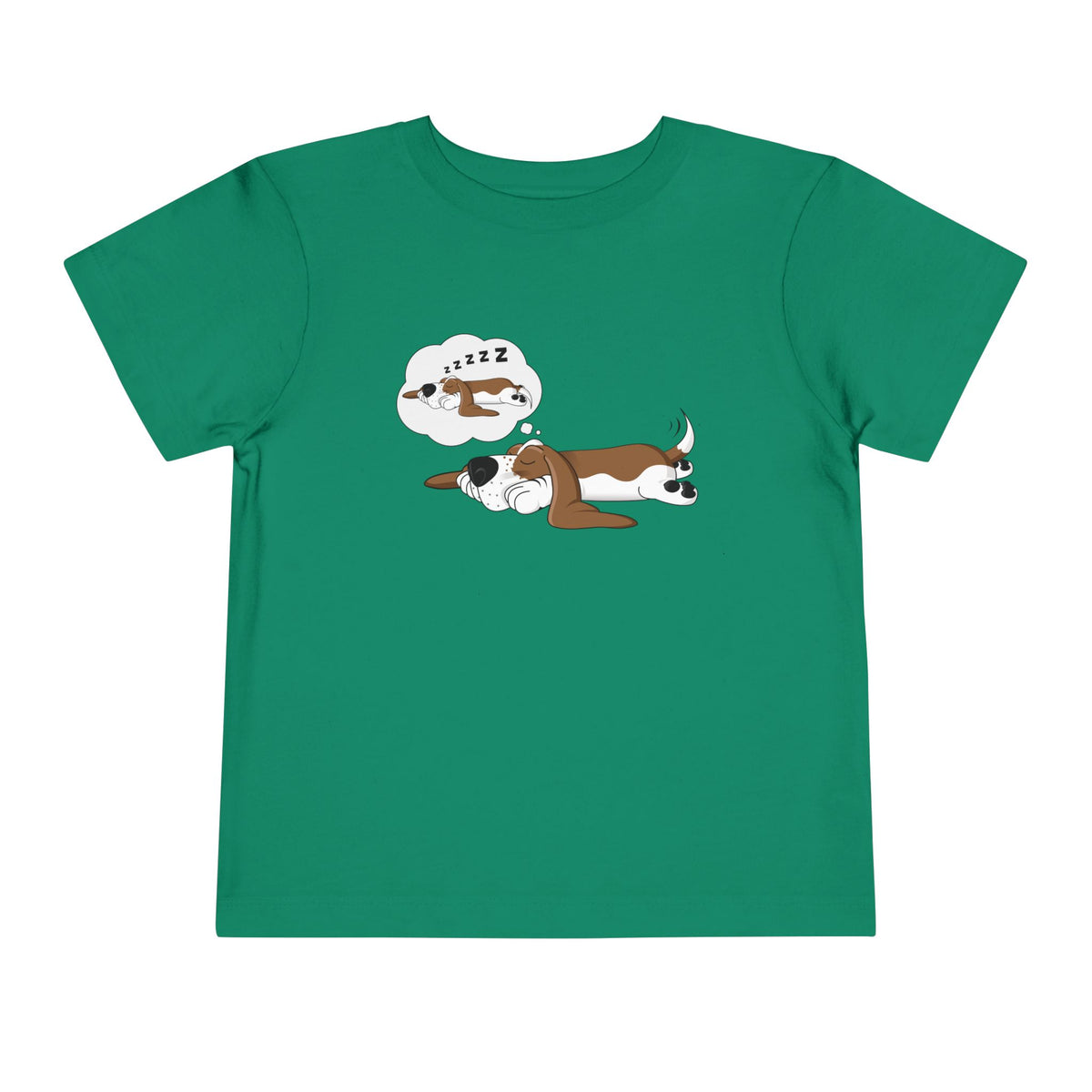 Dreaming of Sleeping Basset Hound - Toddler Tee