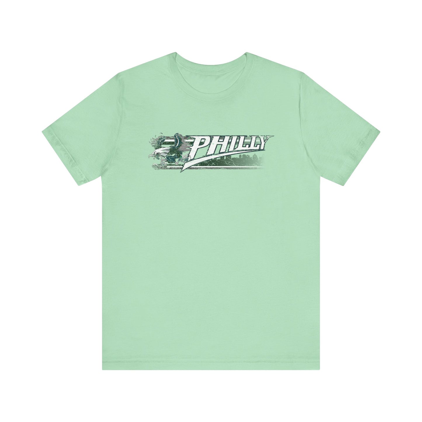 Gas Pump Eagle Swooshing (for Philly fans) - Unisex Jersey Short Sleeve Tee