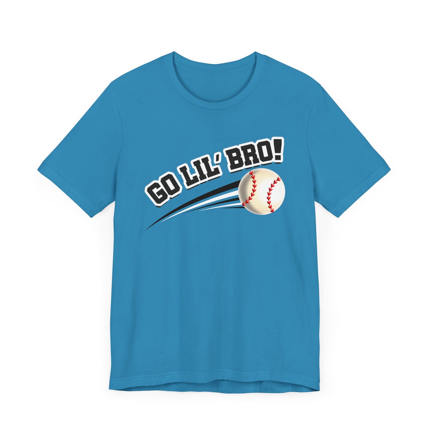 Go Lil' Bro! (Sibling Revelry Baseball) - Unisex Jersey Short Sleeve Tee