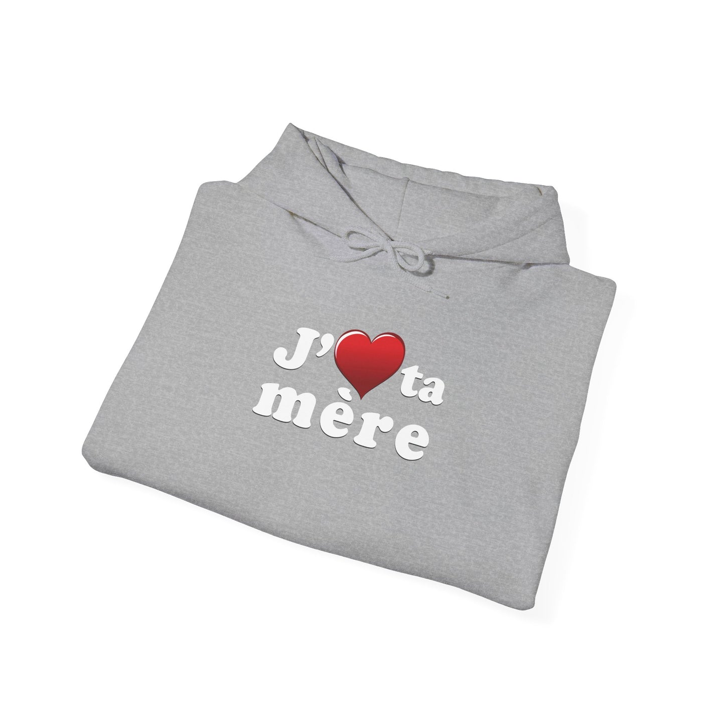 J' ♥ te mère - Unisex Heavy Blend™ Hooded Sweatshirt