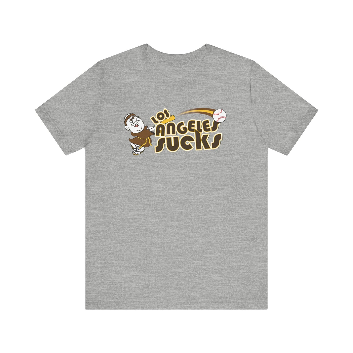 Los Angeles Sucks! (Padres fan art) - Unisex Jersey Short Sleeve Tee