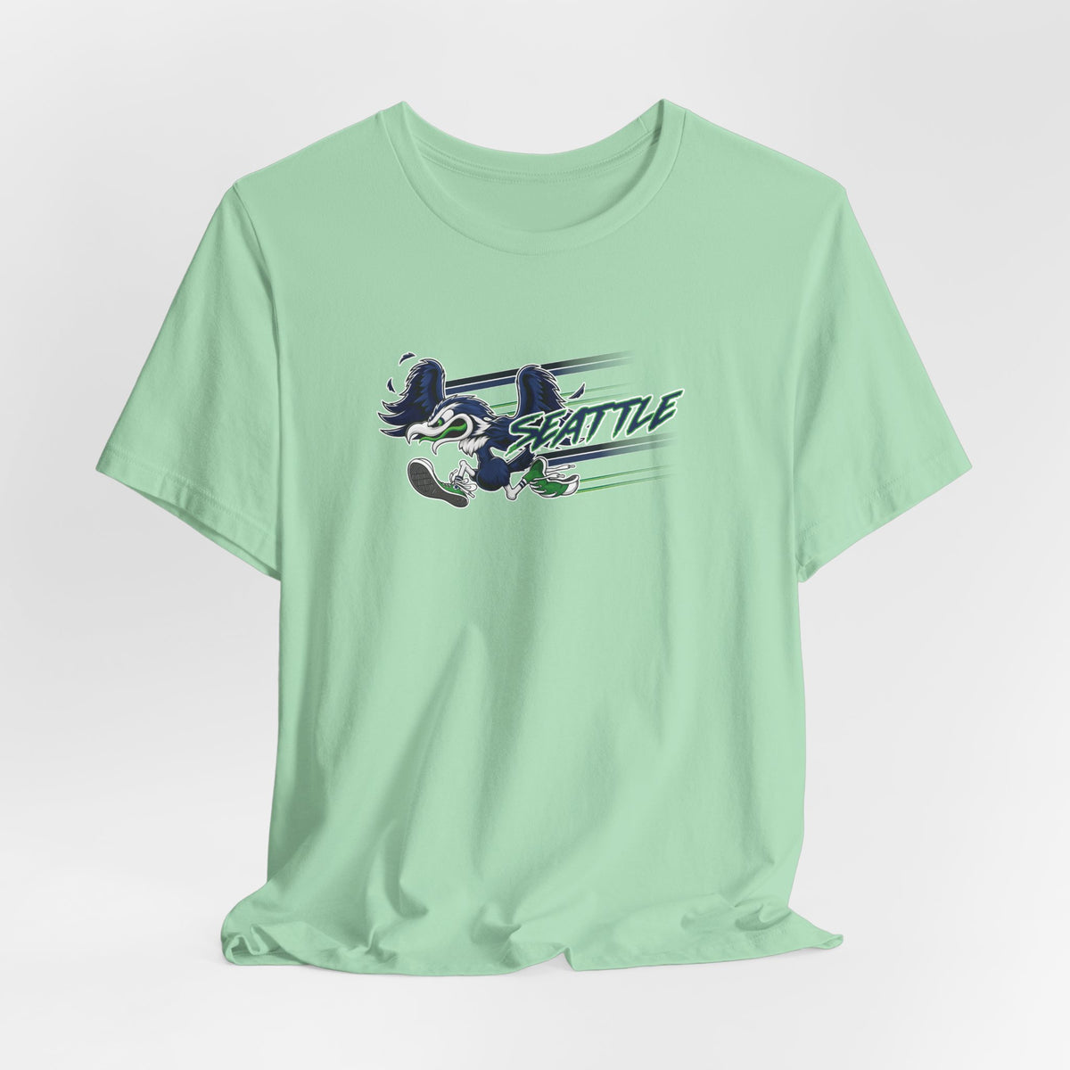 Gas Pump Seahawk (for Seattle fans) - Unisex Jersey Short Sleeve Tee