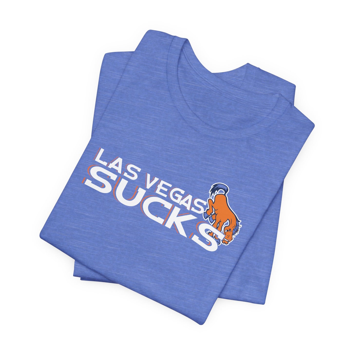 Vegas Sucks (for Denver fans) - Unisex Jersey Short Sleeve Tee