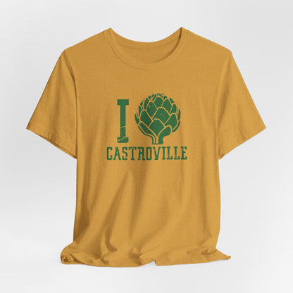 I Heartichoke Castroville (front only) - Unisex Jersey Short Sleeve Tee