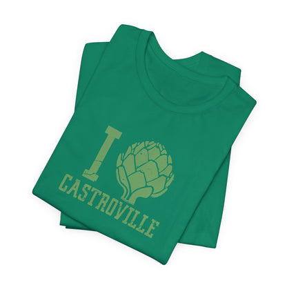 I Heartichoke Castroville (front & back version) - Unisex Jersey Short Sleeve Tee