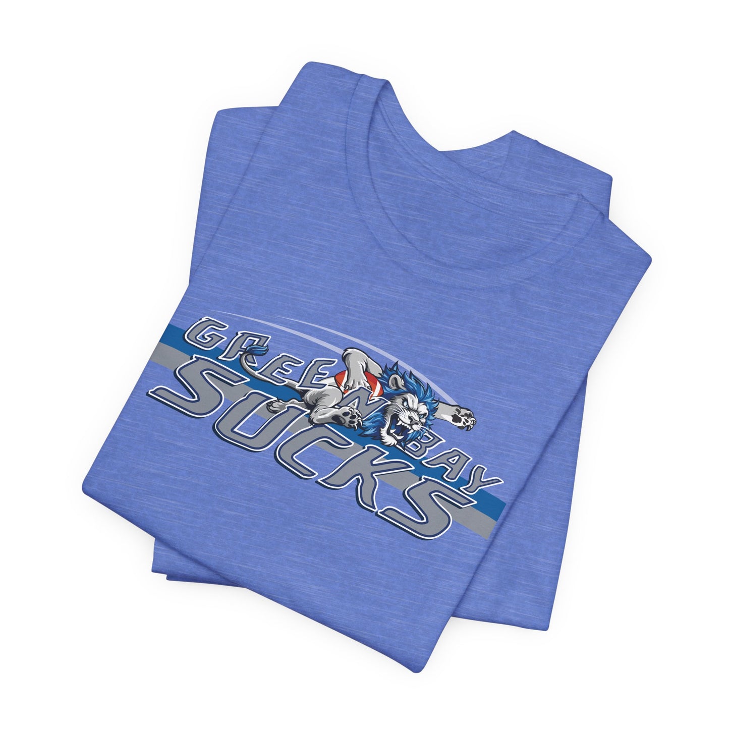 Green Bay Sux (for Detroit fans) - Unisex Jersey Short Sleeve Tee