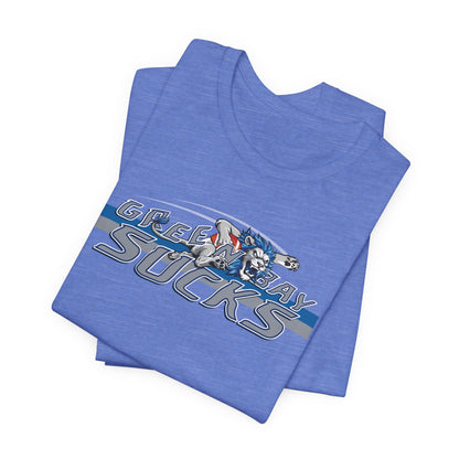 Green Bay Sux (for Detroit fans) - Unisex Jersey Short Sleeve Tee