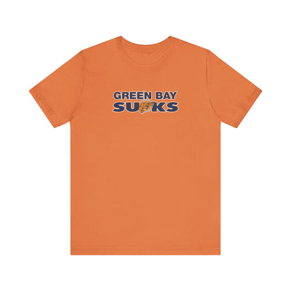 Not So Green Bay Sucks (for Chicago fans) - Unisex Jersey Short Sleeve Tee