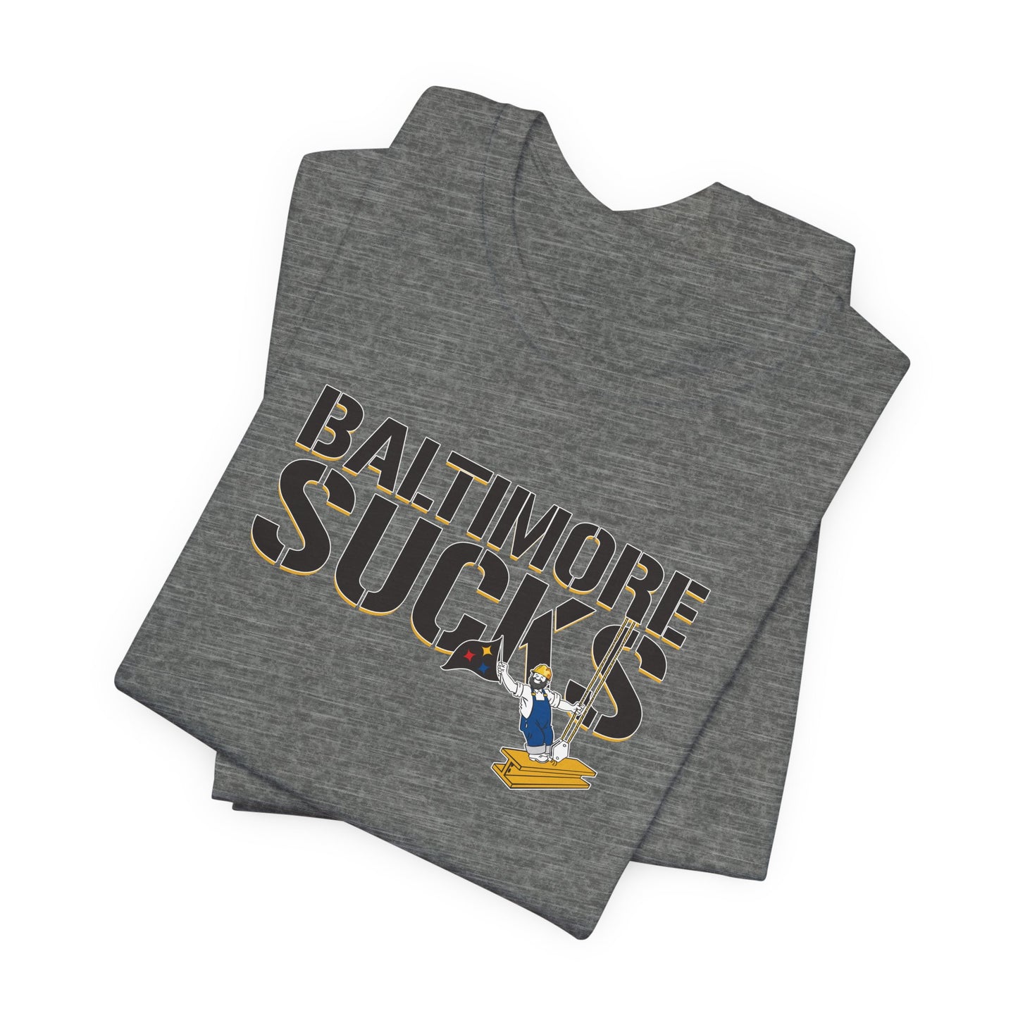 Blackbirds of Maryland (for Pittsburgh fans) - Unisex Jersey Short Sleeve Tee