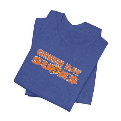 Not So Green Bay Sucks (for Chicago fans) - Unisex Jersey Short Sleeve Tee