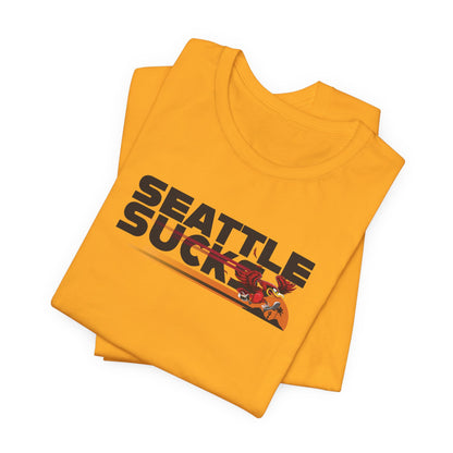 Seattle Sucks (for Arizona fans) - Unisex Jersey Short Sleeve Tee