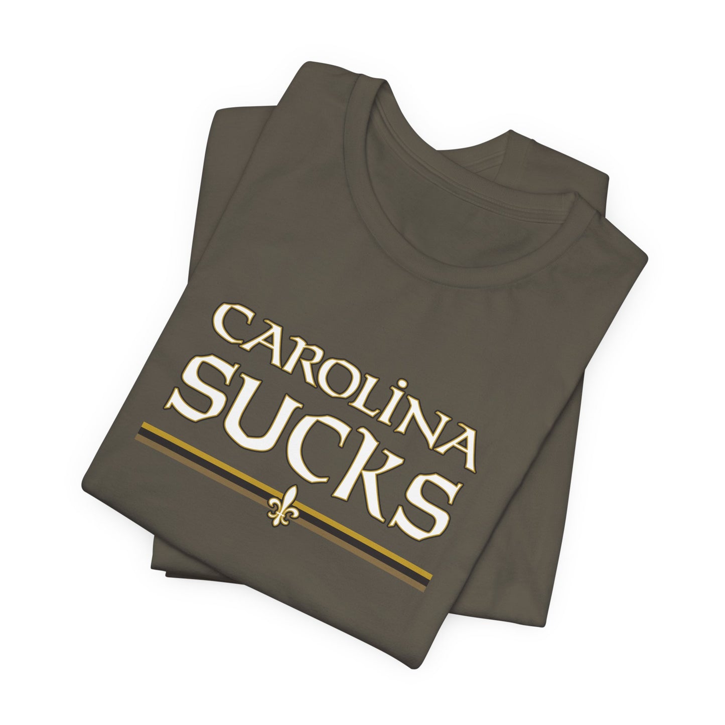 Carolina Sucks (for New Orleans fans) - Unisex Jersey Short Sleeve Tee