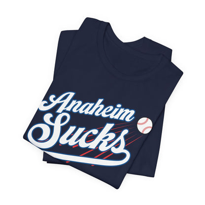 Anaheim Sucks (for L.A. fans) - Unisex Jersey Short Sleeve Tee