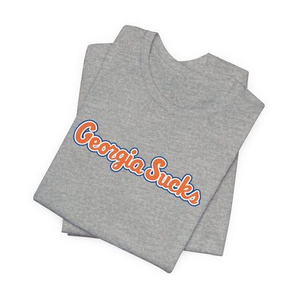 Georgia Sucks (for Florida fans) - Unisex Jersey Short Sleeve Tee