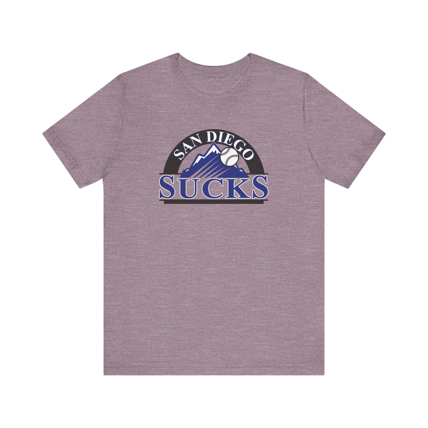 San Diego Sucks (for Colorado Rockies fans) - Unisex Jersey Short Sleeve Tee