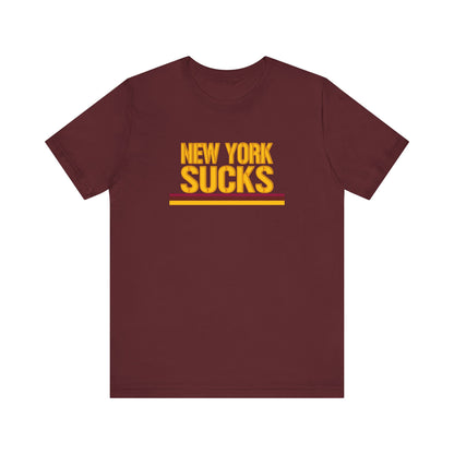 The New York Jieyents Suck! (for DC fans) - Unisex Jersey Short Sleeve Tee