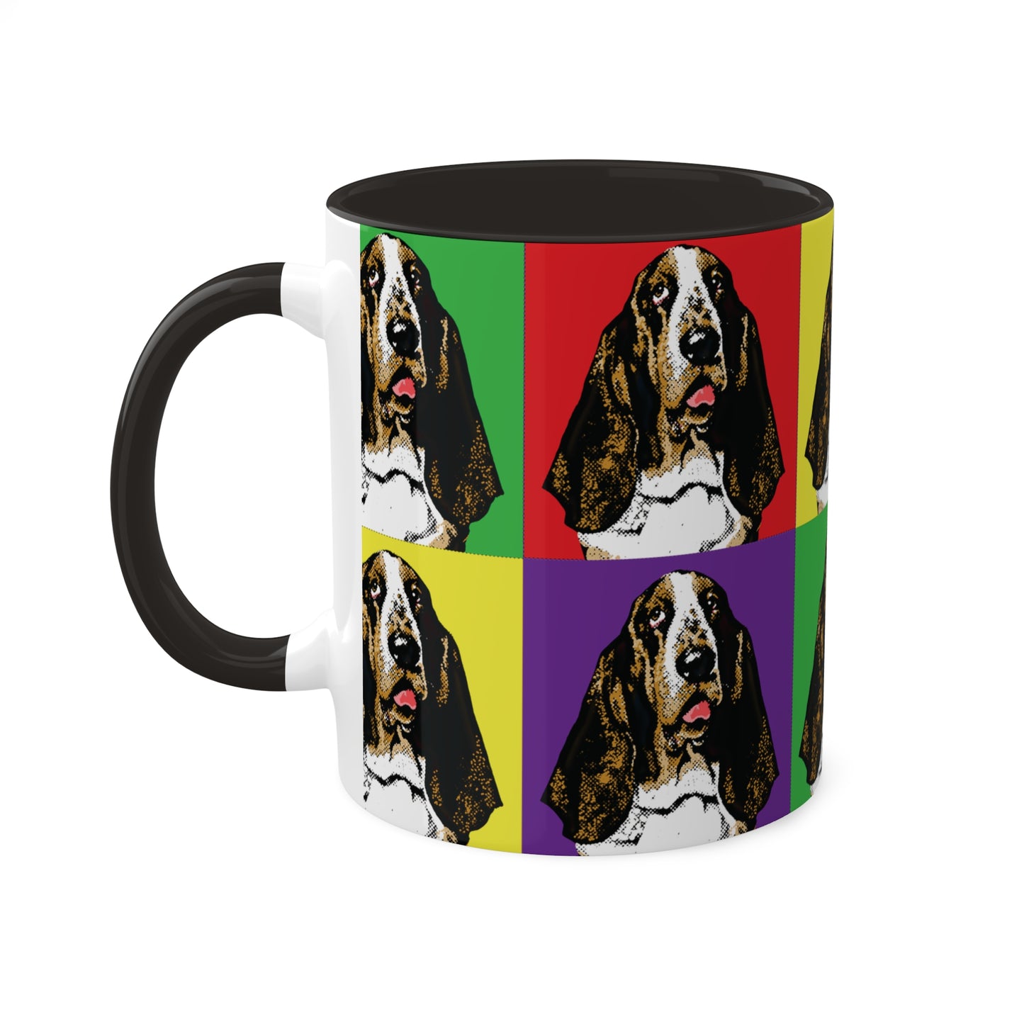 Basset Pop Art - Colorful Mugs, 11oz