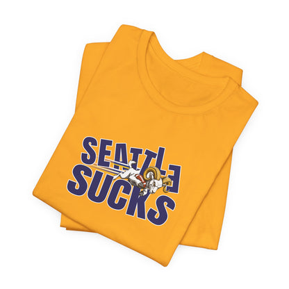 Seattle Sucks (for Los Angeles fans) - Unisex Jersey Short Sleeve Tee