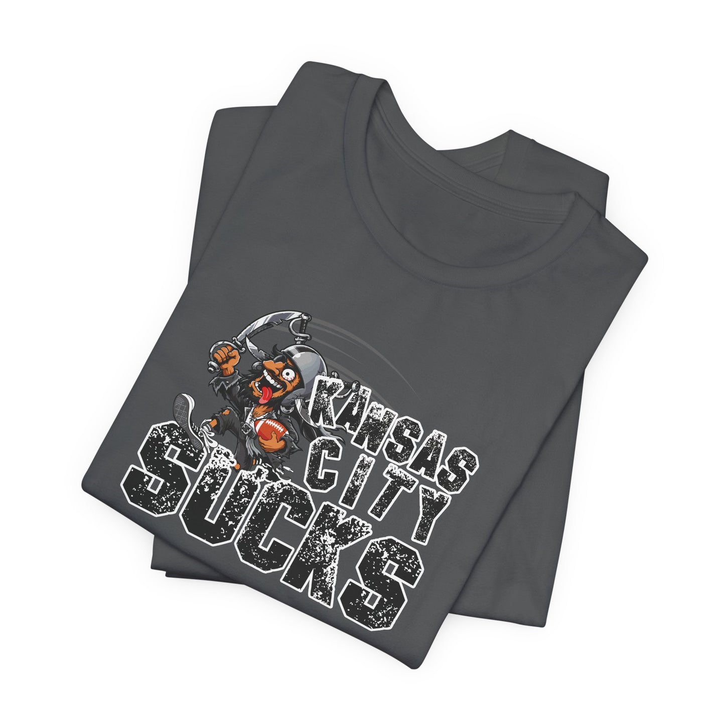 KC Sux (for Las Vegas fans) - Unisex Jersey Short Sleeve Tee