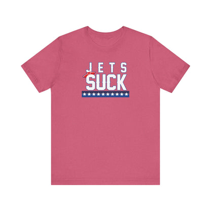 I hate jets (for New England fans) - Unisex Jersey Short Sleeve Tee