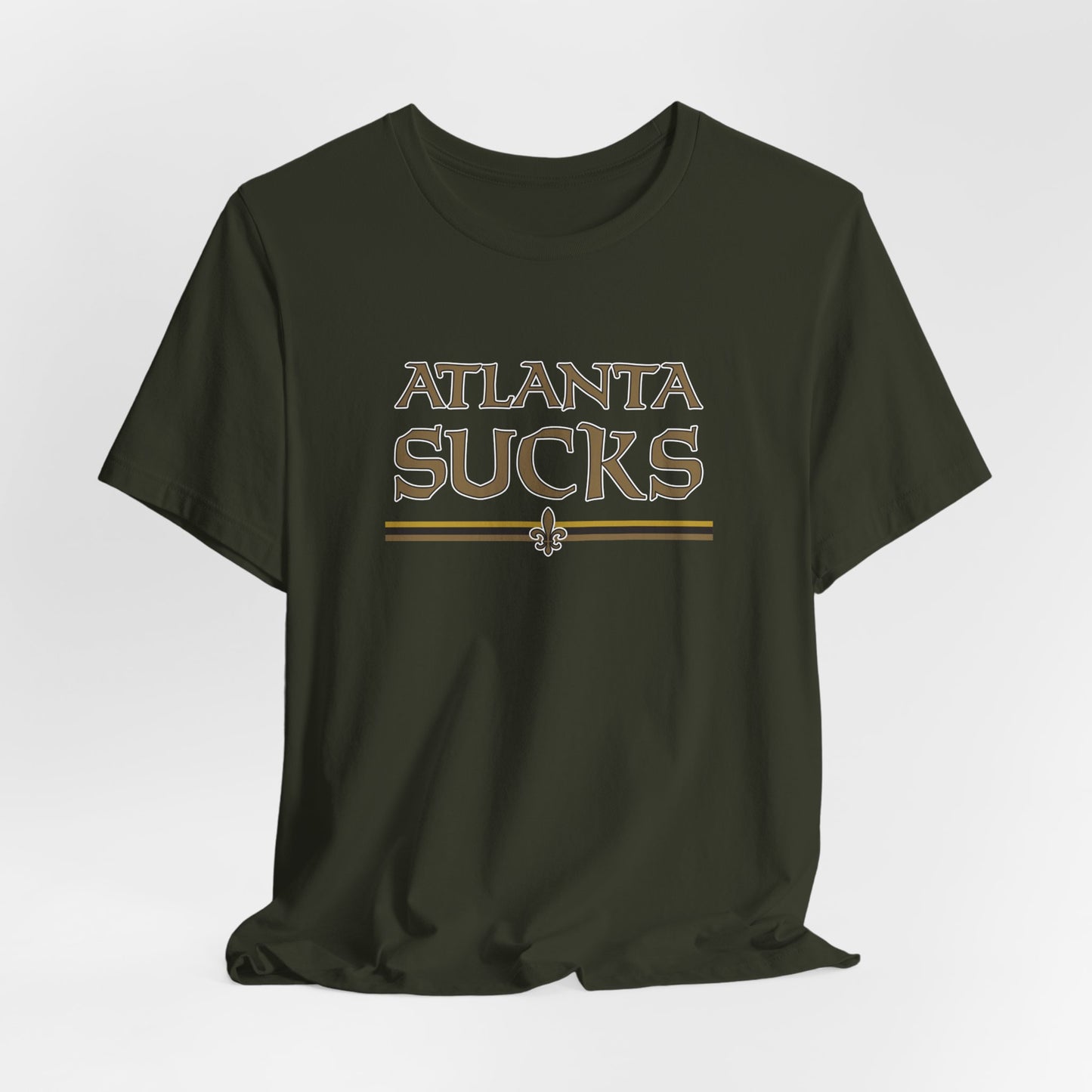 Atlanta Sucks (for New Orleans fans) - Unisex Jersey Short Sleeve Tee