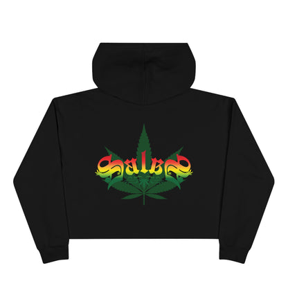 Salas Rasta Colors - Crop Hoodie