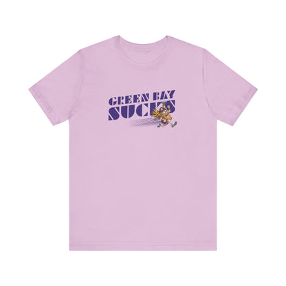 Green Bay Sucks (for Minnesota fans) - Unisex Jersey Short Sleeve Tee