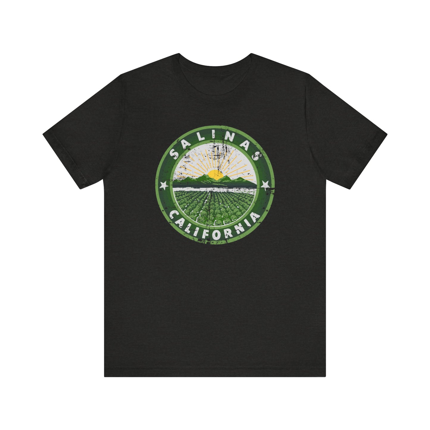 Salinas, California (retro city logo) - Unisex Jersey Short Sleeve Tee