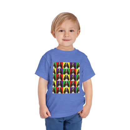 Basset Hound Pop Art - Toddler Tee