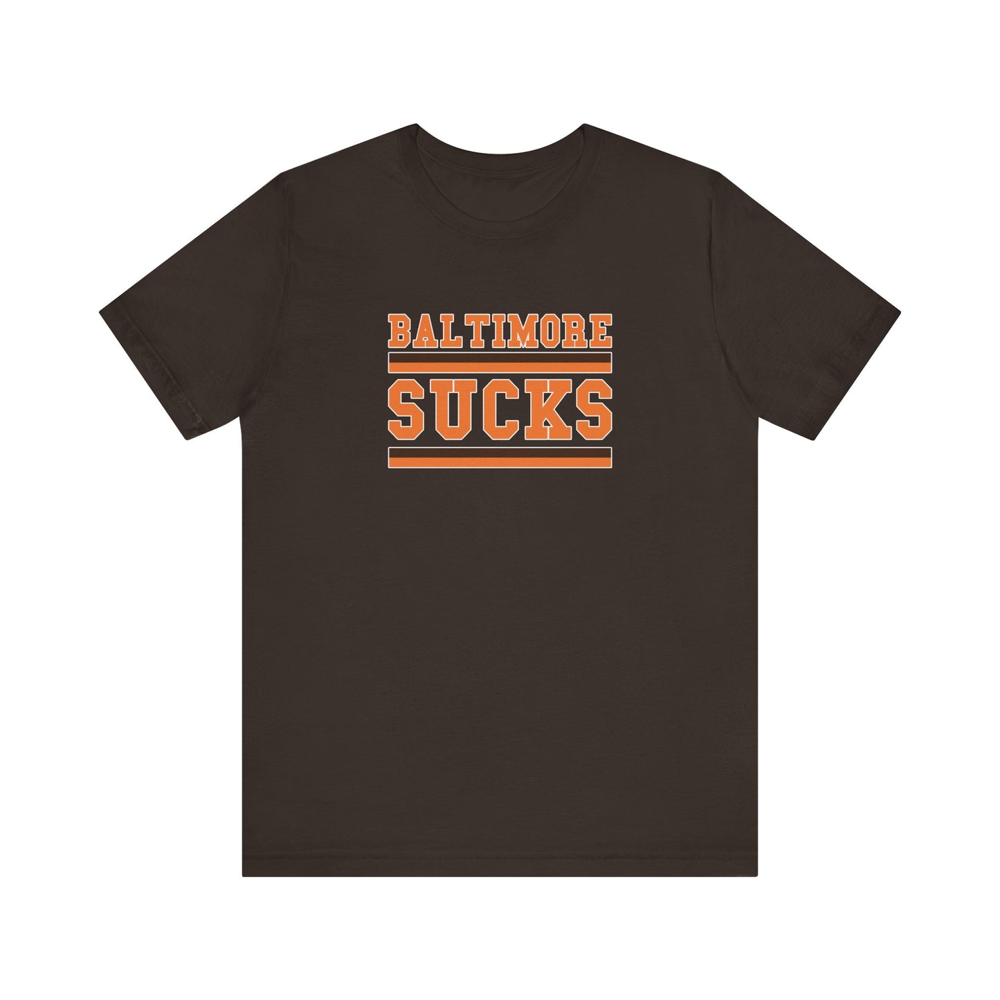 Baltimore Sux (for Cleveland fans) - Unisex Jersey Short Sleeve Tee