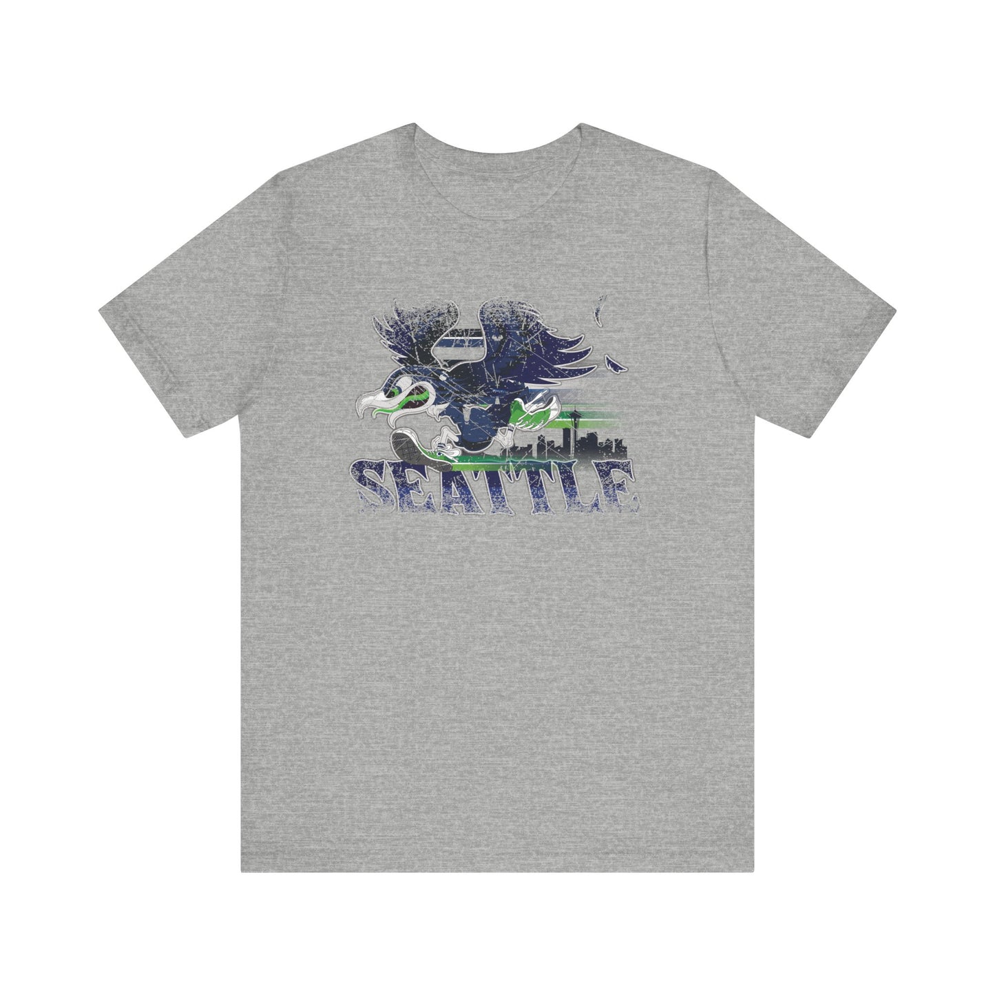 Gas Pump Seahawk (for Seattle fans) - Unisex Jersey Short Sleeve Tee