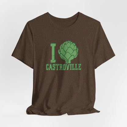 I Heartichoke Castroville (front only) - Unisex Jersey Short Sleeve Tee
