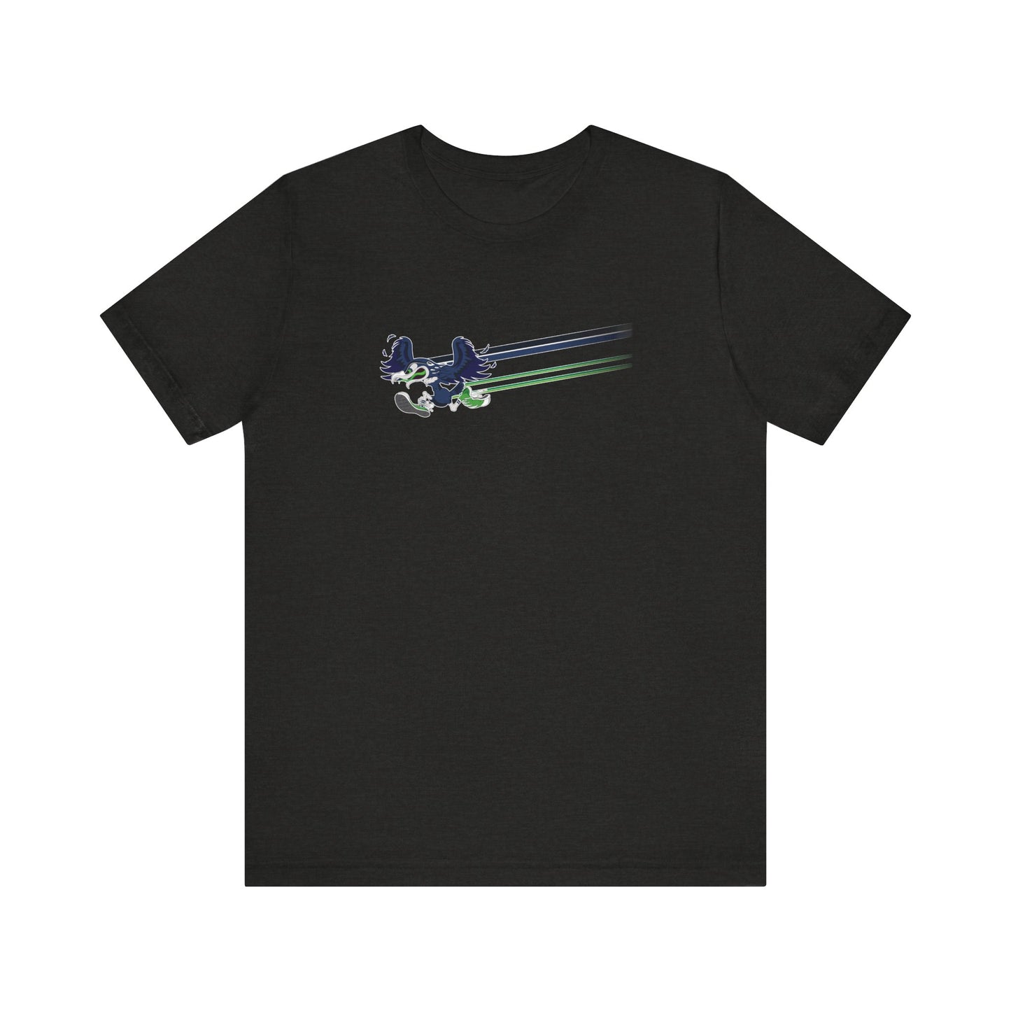 Gas Pump Seahawk Swooshing (for Seattle fans) - Unisex Jersey Short Sleeve Tee