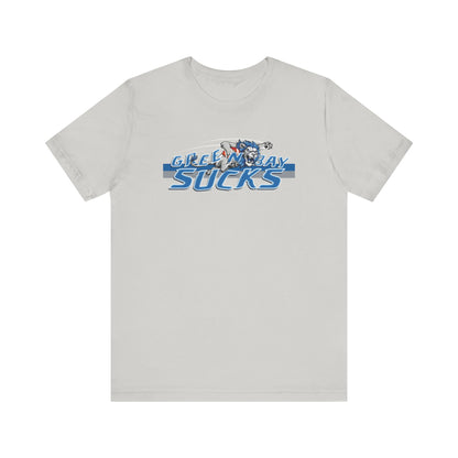 Green Bay Sux (for Detroit fans) - Unisex Jersey Short Sleeve Tee
