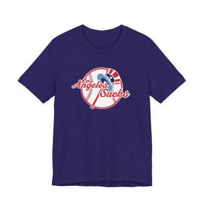 Los Angeles Sucks (for NYC fans) - Unisex Jersey Short Sleeve Tee