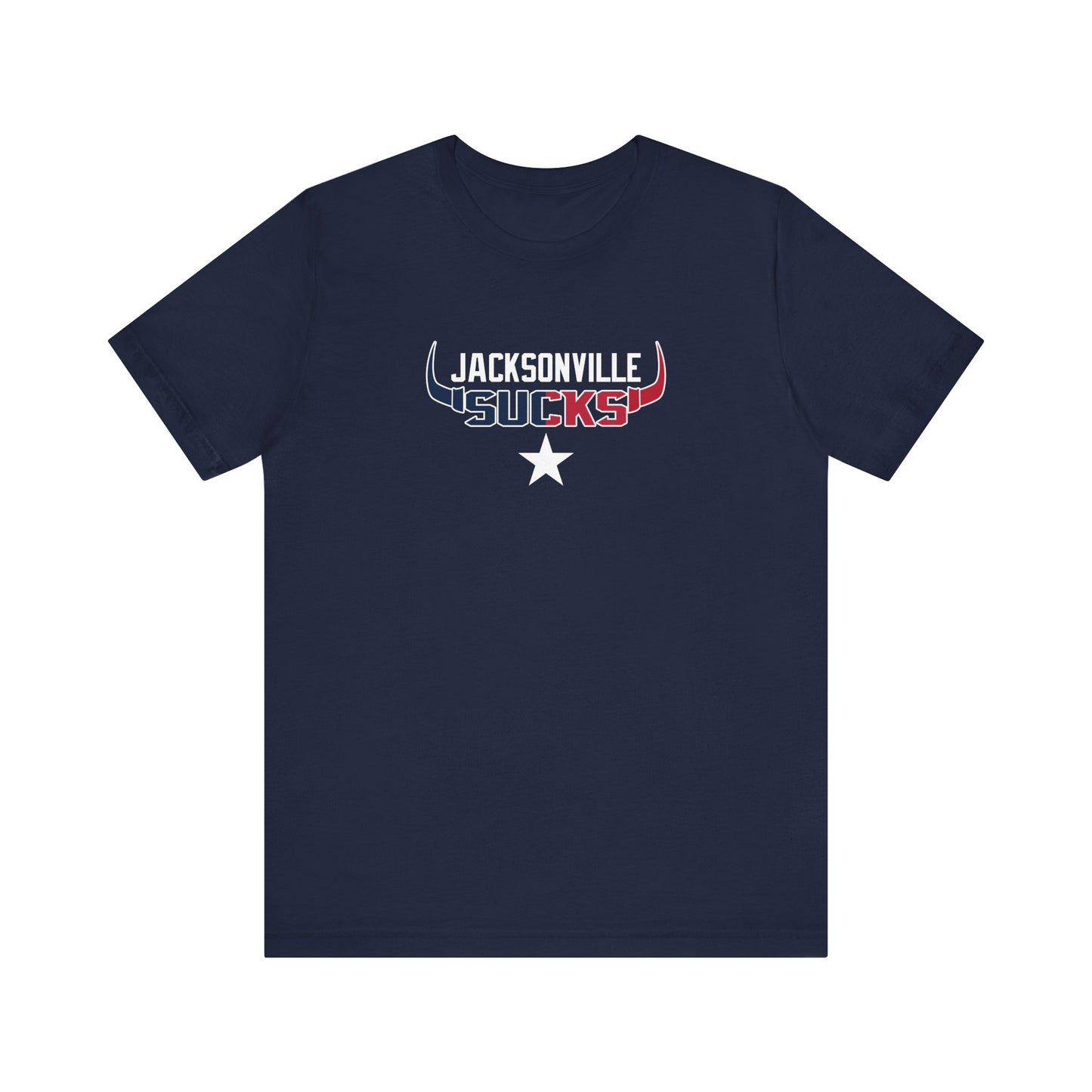 Jax Sux (for Houston fans) - Unisex Jersey Short Sleeve Tee