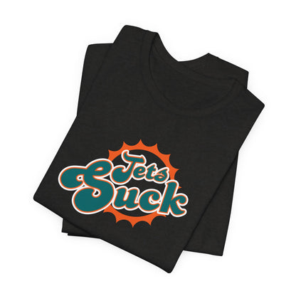 Fast Planes Suck (for Miami fins...I mean, fans) - Unisex Jersey Short Sleeve Tee