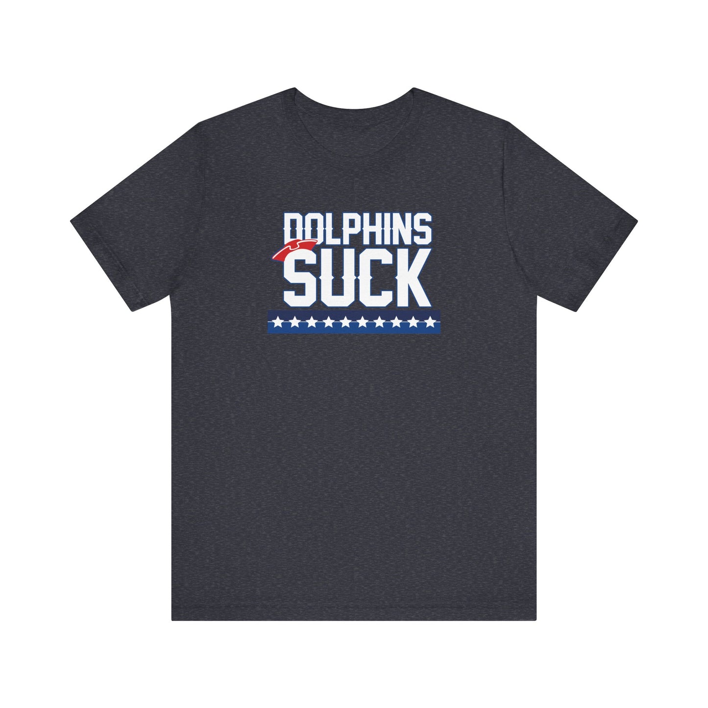 Shiny Mammal Fish Suck (for New England fans) - Unisex Jersey Short Sleeve Tee