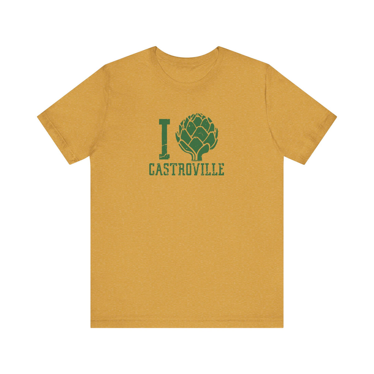 I Heartichoke Castroville (front & back version) - Unisex Jersey Short Sleeve Tee
