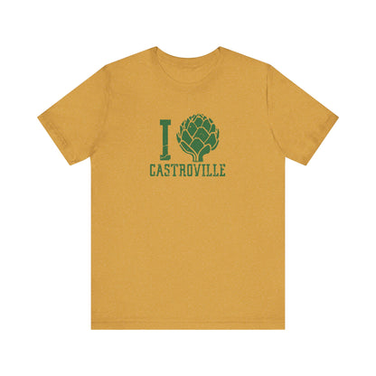 I Heartichoke Castroville (front & back version) - Unisex Jersey Short Sleeve Tee